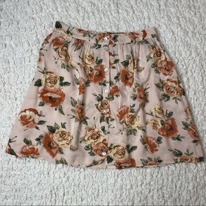 XS Forever 21 Floral Skirt
